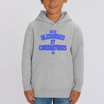 Hoodie "blessures et courbatures" Enfant