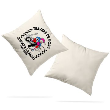 Coussin "travers de porc"