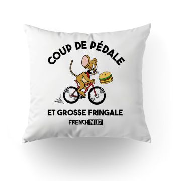 Coussin "coup de pedale et grosse fringale"