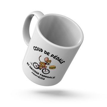 Mug "coup de pedale et grosse fringale"