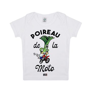 T-shirt "poireau de la moto" Bebe BIO