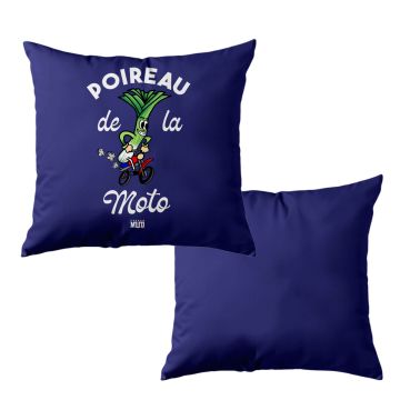 Coussin "poireau de la moto"