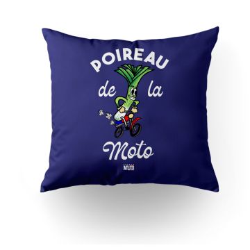 Coussin "poireau de la moto"