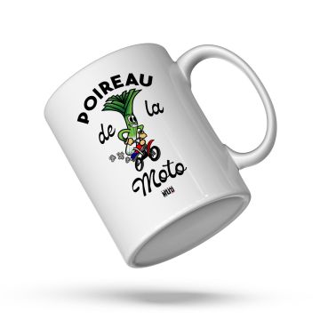 Mug "poireau de la moto"