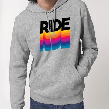 Hoodie "ride en couleur" Unisexe