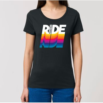 T-shirt "ride en couleur" femme