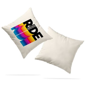 Coussin "ride en couleur"