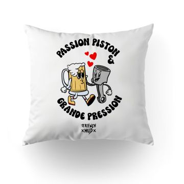 Coussin "passion piston et grande pression"