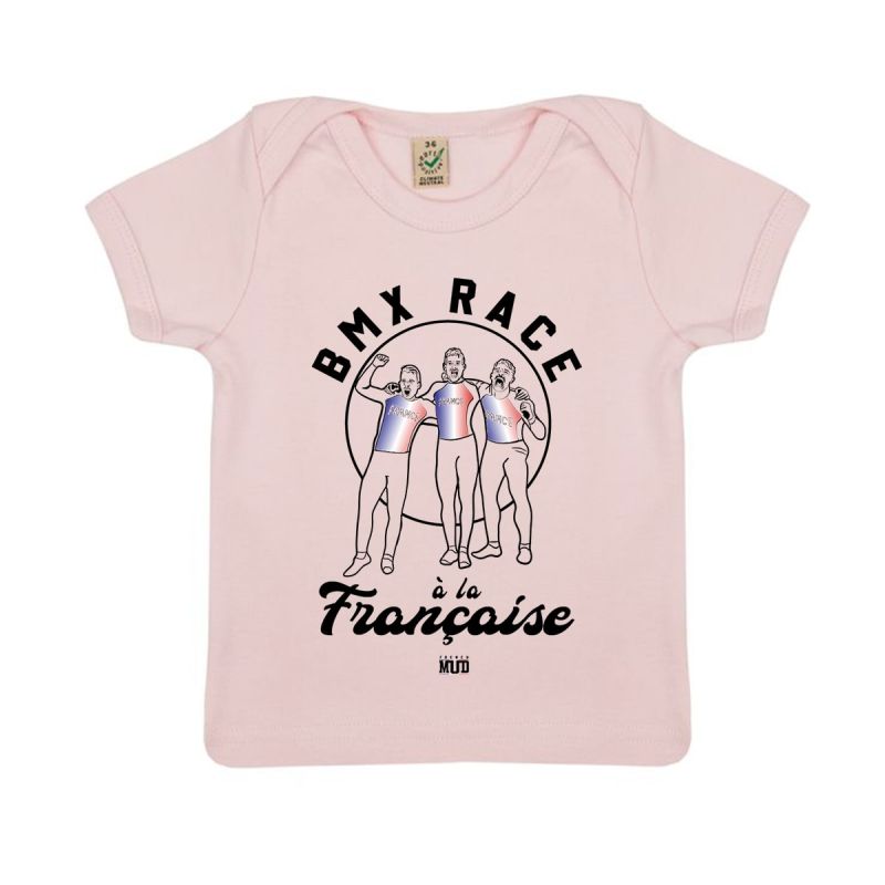 T-shirt "BMX race a la francaise" Bebe BIO