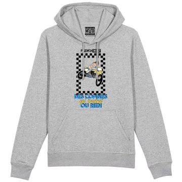 Hoodie "des copines qui roulent ou rien" Unisexe