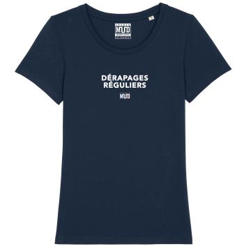 T-shirt "derapages reguliers" femme