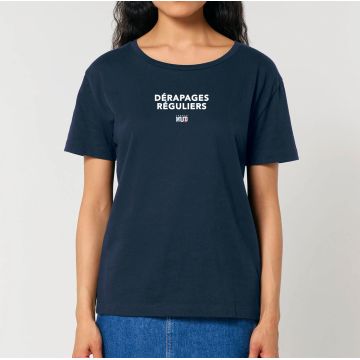 T-shirt "derapages reguliers" femme