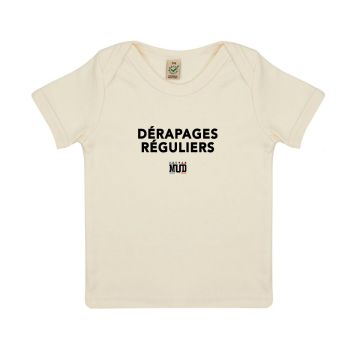 T-shirt "derapages reguliers" Bebe BIO