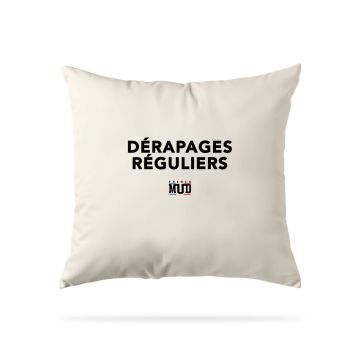 Coussin "derapages reguliers"