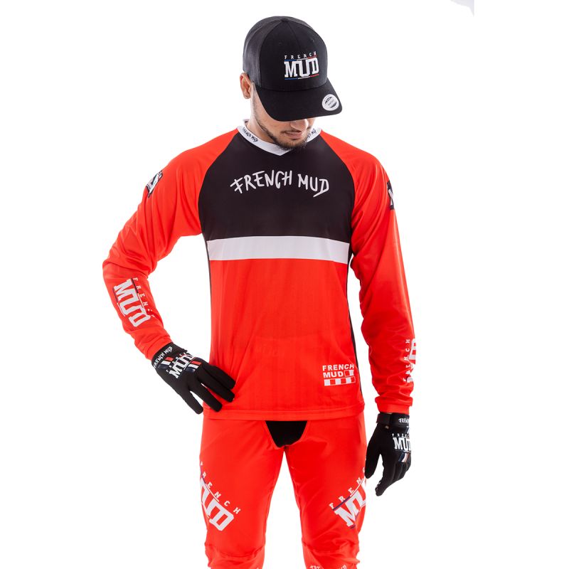 MAILLOT "BOOST RED" Adulte BMX/DH